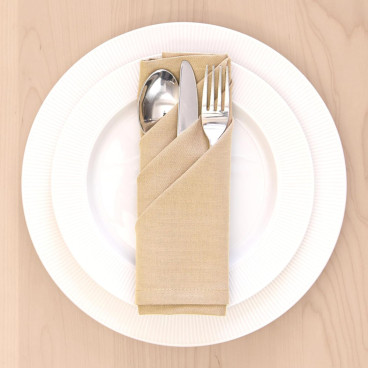 Light beige napkin