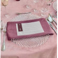 Mauve napkin
