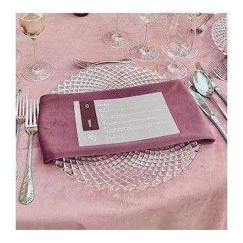 Mauve napkin