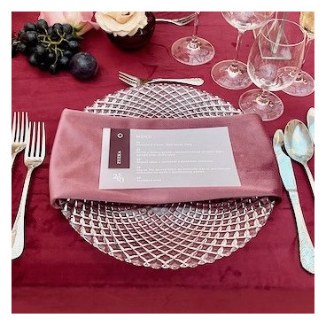 Mauve napkin