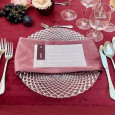 Mauve napkin