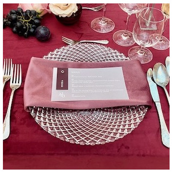 Mauve napkin