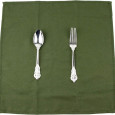 Moss green napkin