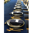 Navy blue napkin