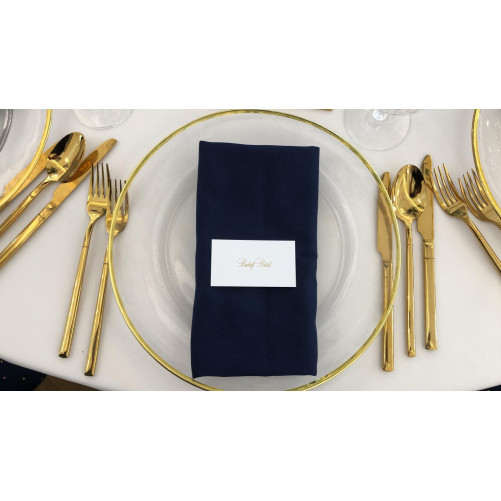 Navy blue napkin