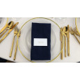 Navy blue napkin