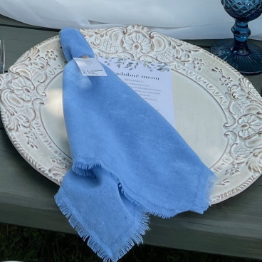 Light blue napkin