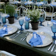 Light blue napkin