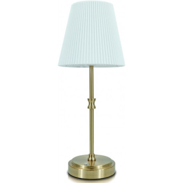 LED lamp white gold indented