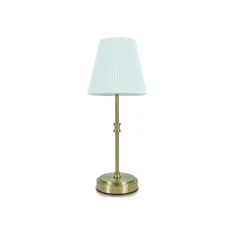 LED lamp white gold indented