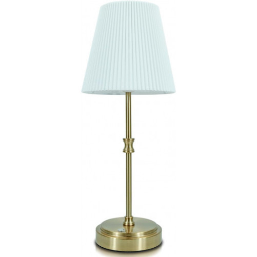LED lamp white gold indented
