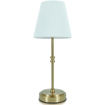 LED lamp white gold indented