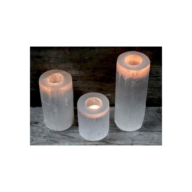 Selenitové svietniky (set 4ks)