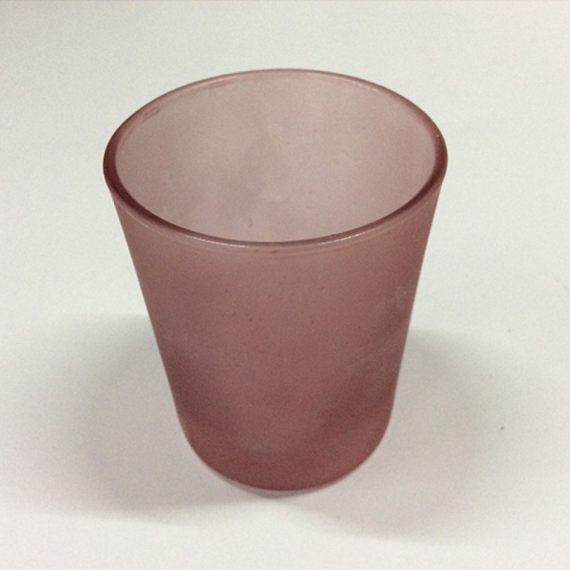 Candlestick matte pink