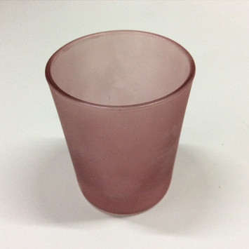 Candlestick matte pink