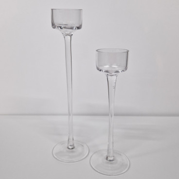 Candlestick on a stem 26cm / Set of 4