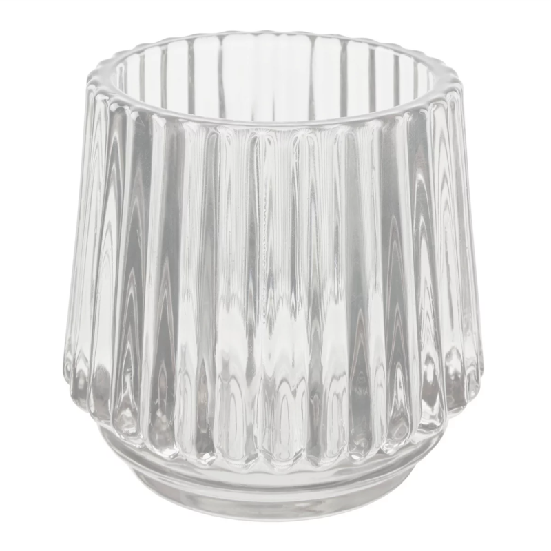 Ribbed Candle Holder