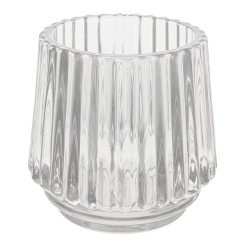 Ribbed Candle Holder