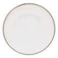 Club plate with silver rim