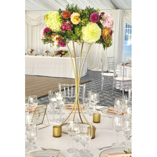 Metal stand gold - hourglass