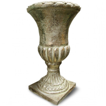 Cream-gold amphora tall