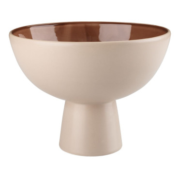 Bowl on a leg - beige