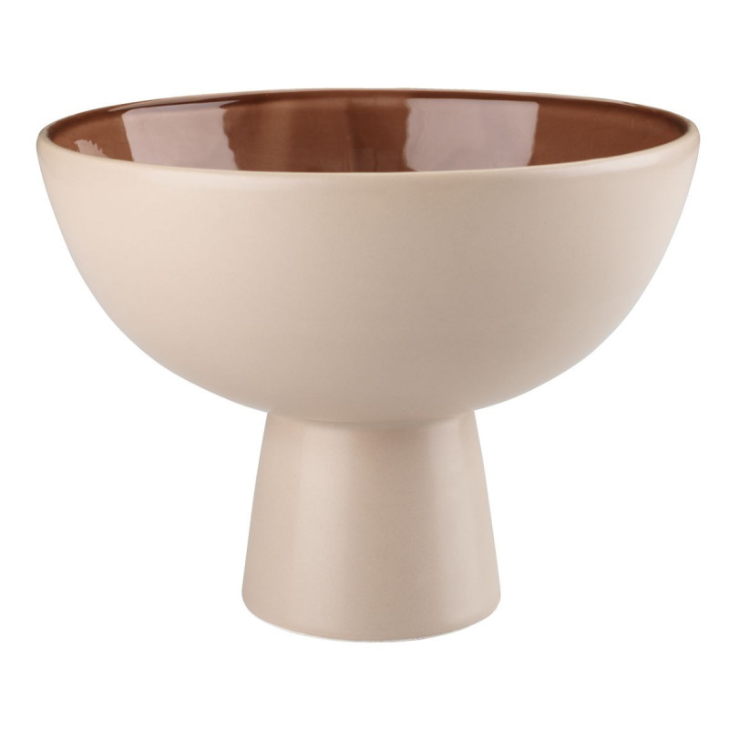 Bowl on a leg - beige