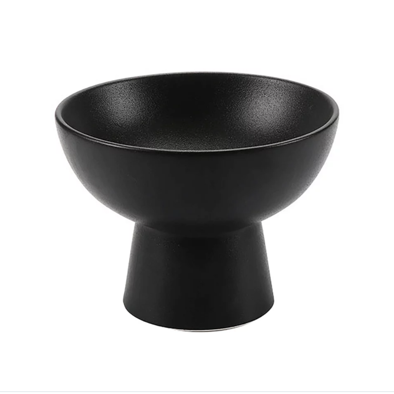 Bowl on a leg - black Bowl on a leg - black
