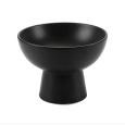 Bowl on a leg - black Bowl on a leg - black