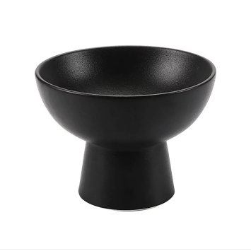 Bowl on a leg - black