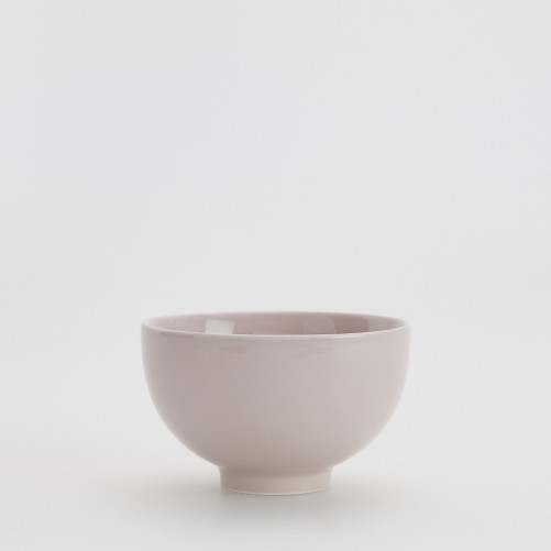 Bowl on a foot - light pink