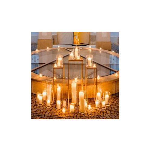 Podstavec kváder zlatý 80cm