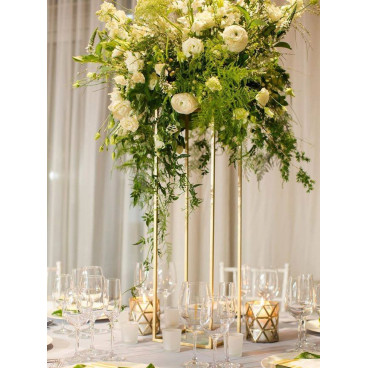 Base cuboid gold 80cm