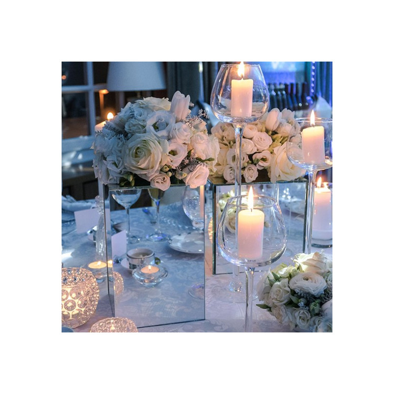 Mirror pedestal 15x15x25cm