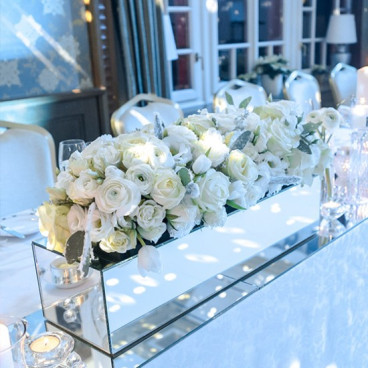 Long mirror pedestal