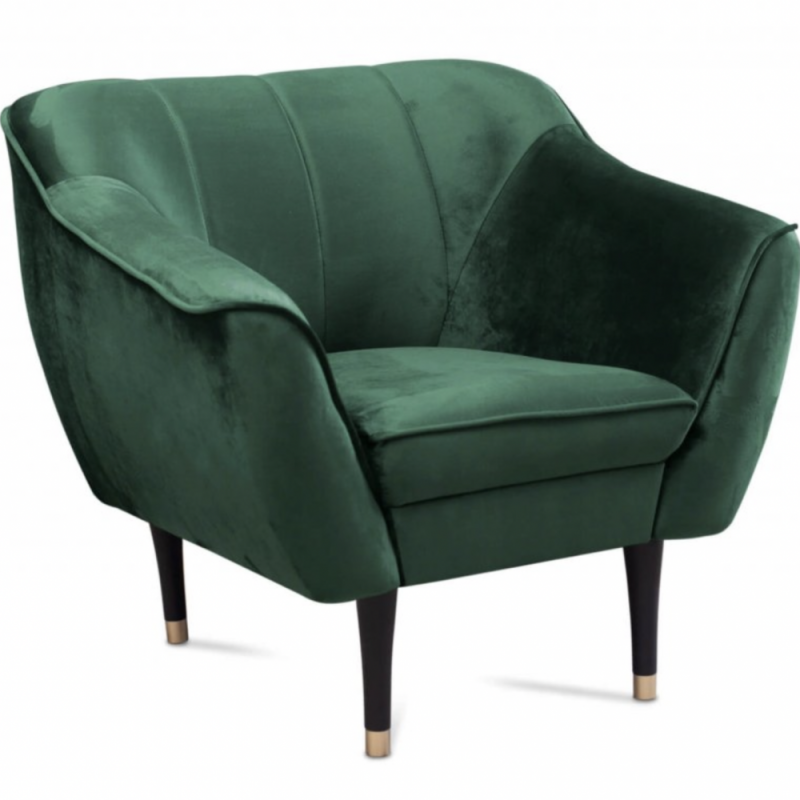 Green armchair
