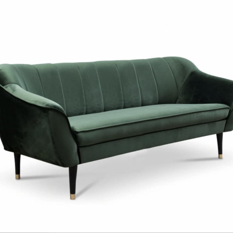 3-seater sofa green