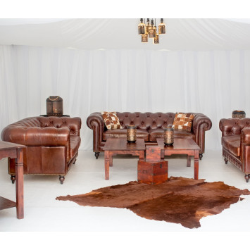 2-seater Chesterfield sofa