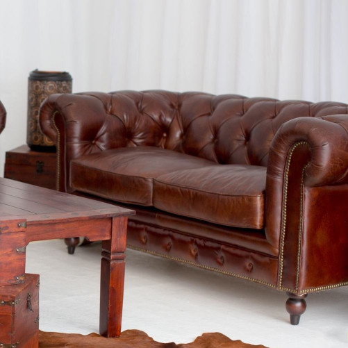 Sedačka chesterfield 2-miestna