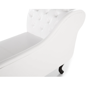 Sofa chesterfield biela