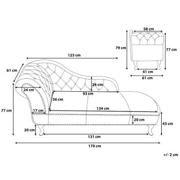 White Chesterfield Sofa