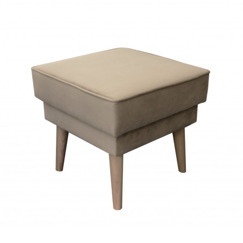 Beige footstool