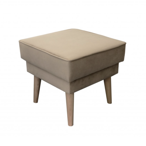 Beige footstool