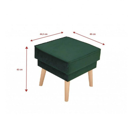Green footstool