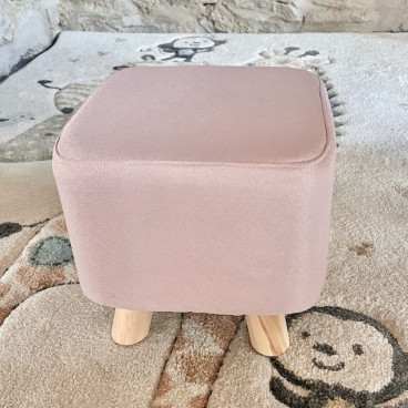 Children's stool pink