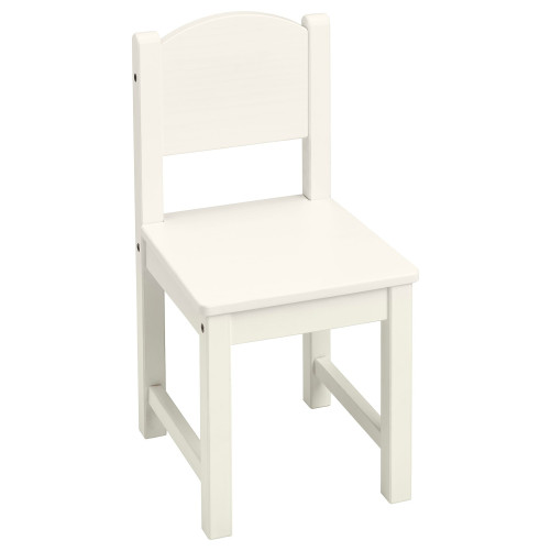 Children's wooden chair white