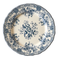 Blue majolica plate - big