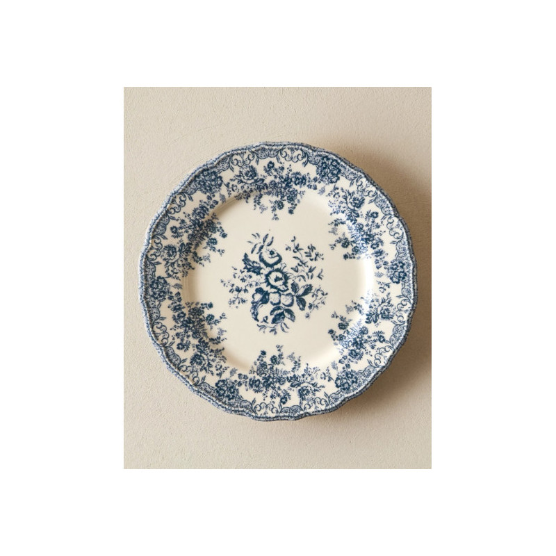 Majolica plate blue 27cm