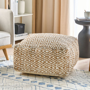 Geometric pouf II