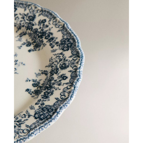 Majolica plate blue 27cm